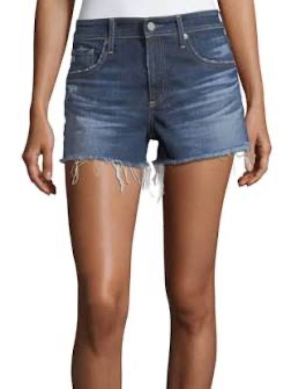 AG Jeans The Bryn Ex Boyfriend Cut Off Denim Shorts - size 25